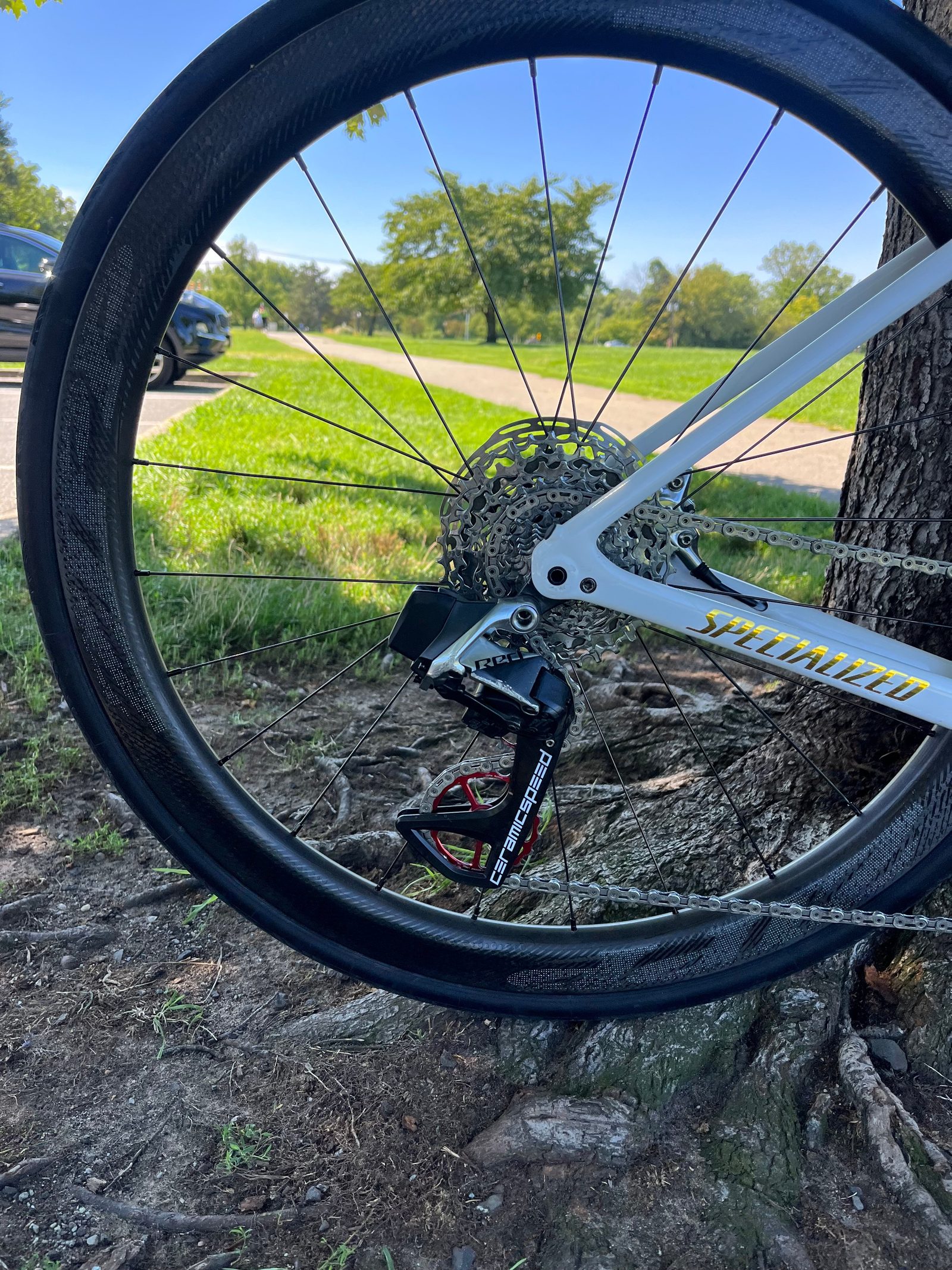 Specialized S-Works Tarmac SL6 Disc, SRAM Red AXS, Quarq, Zipp, Size 56 — photo 3