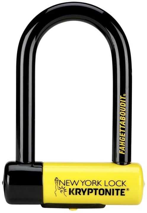Kryptonite New York Fahgettaboudit Mini U-Lock — manufacturer reference image, not the actual item
