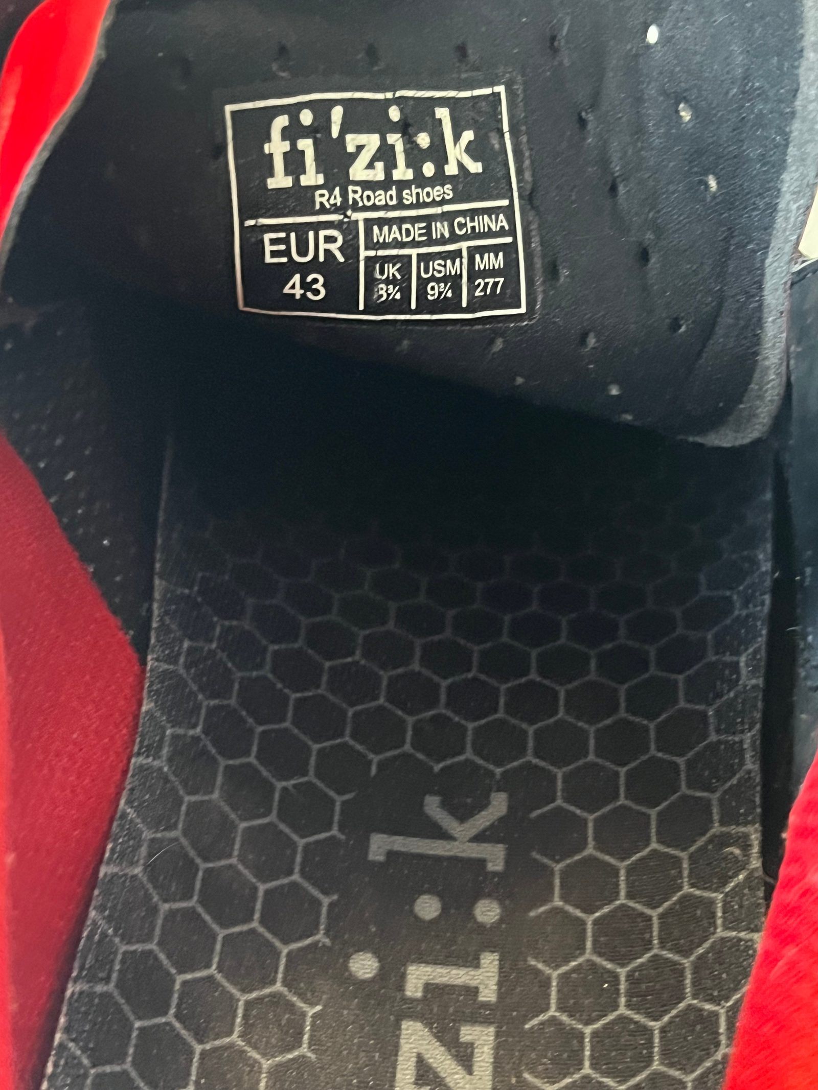 Fizik R4 Road shoes size 43 EU — photo 4
