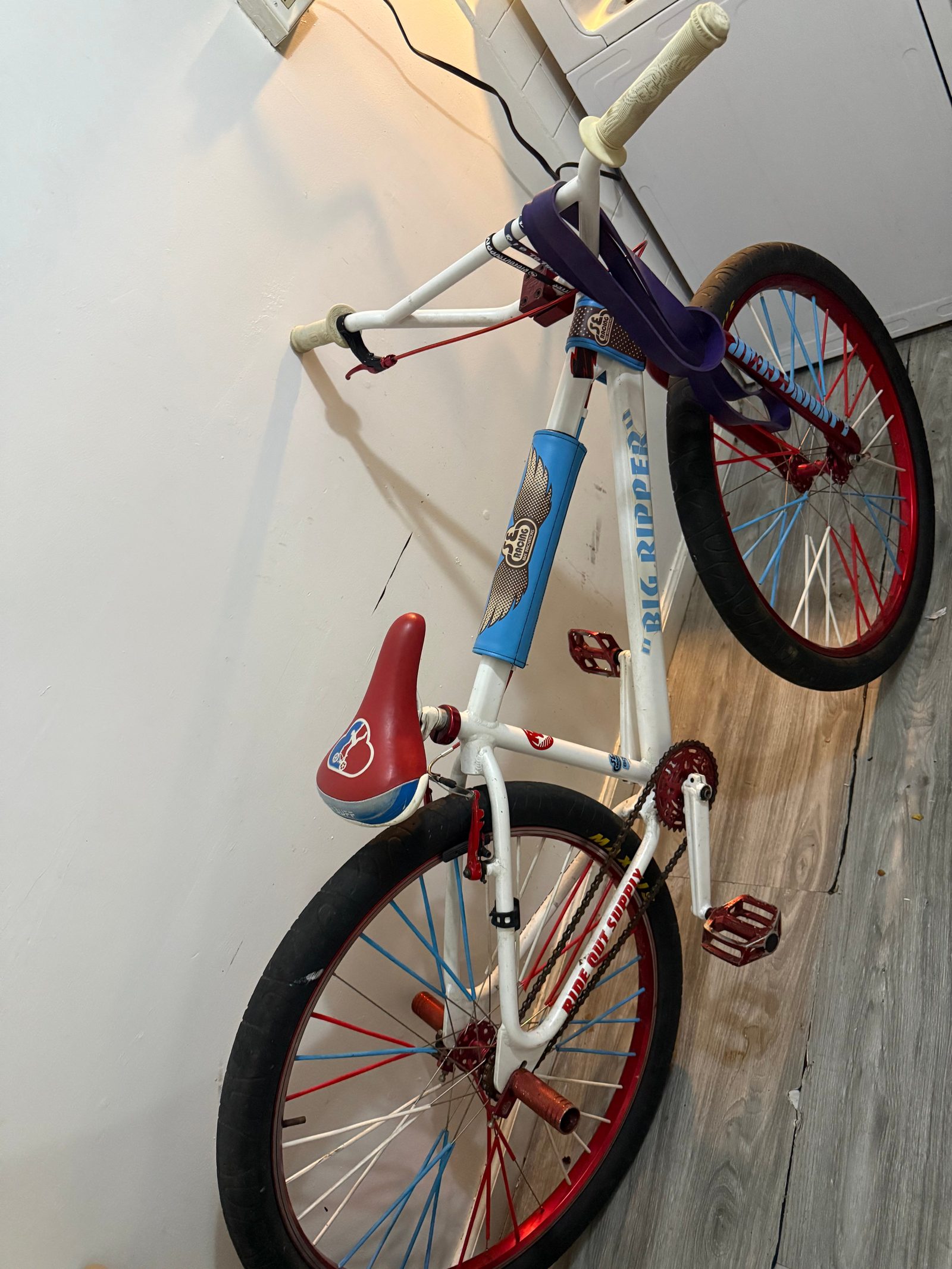 SE Big Ripper BMX – Custom Red, White & Blue – 26” – $850 OBO