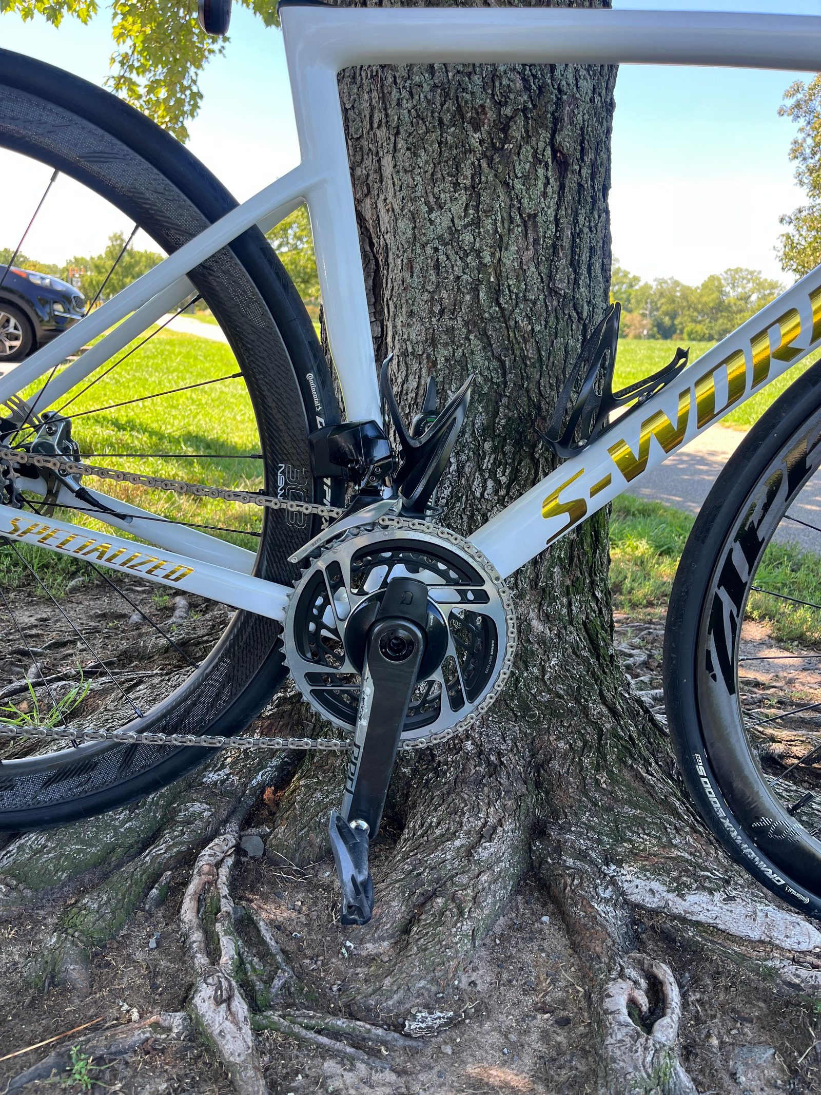 Specialized S-Works Tarmac SL6 Disc, SRAM Red AXS, Quarq, Zipp, Size 56 — photo 2