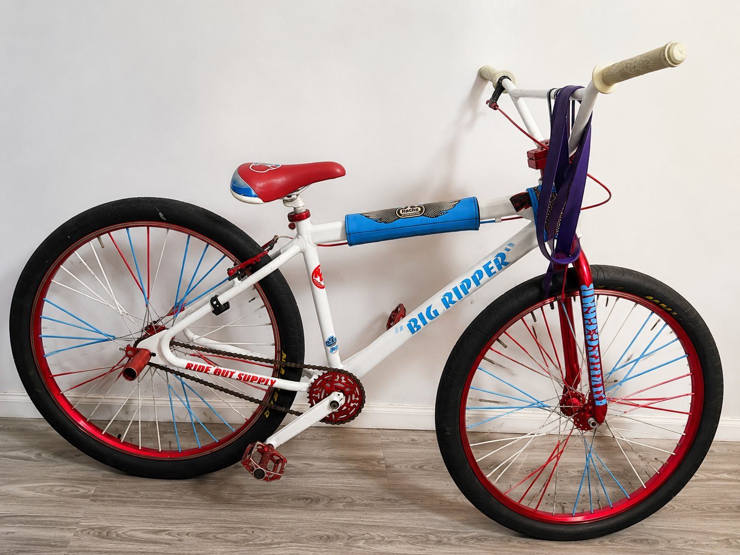 SE Big Ripper BMX – Custom Red, White & Blue – 26” — photo 2