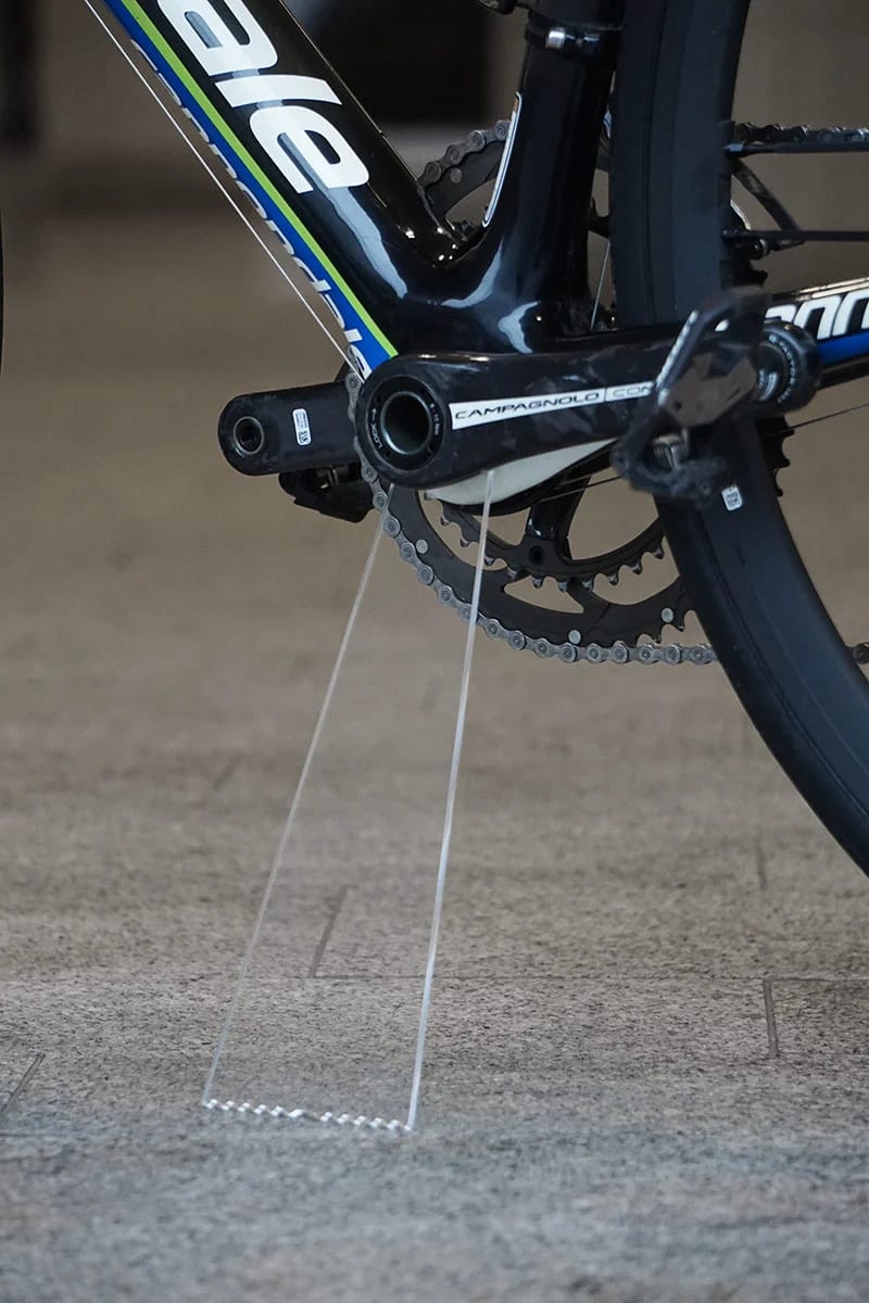 ShadowStand - Clear Acrylic Bike Stand for Photography — manufacturer reference image, not the actual item