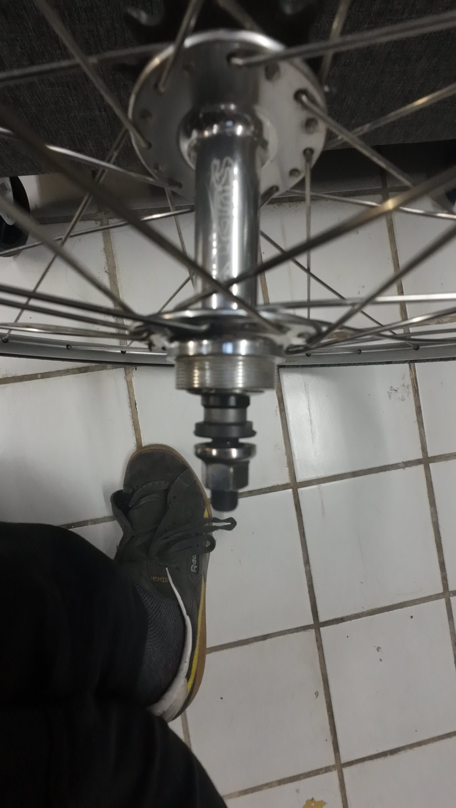 Mavic CXP30 700c Rear Wheel / Surly Hub / Fixed + Single Speed — photo 4