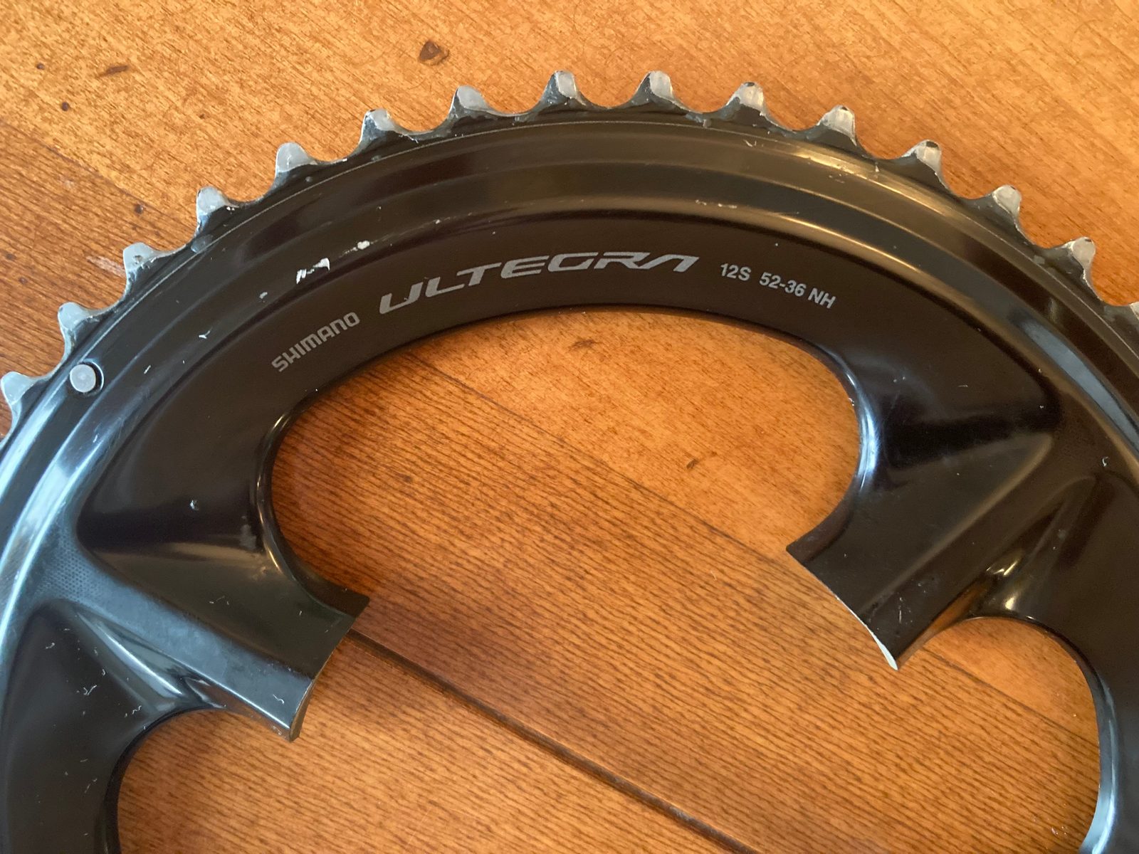 Ultegra 12-speed chainrings 52/36 — photo 3