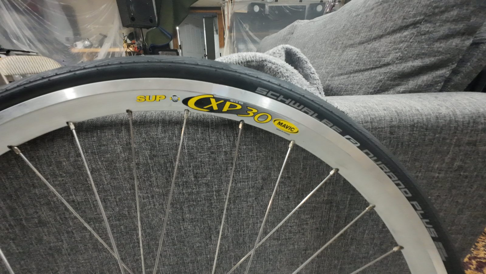 Mavic CXP30 700c Rear Wheel / Surly Hub / Fixed + Single Speed — photo 3