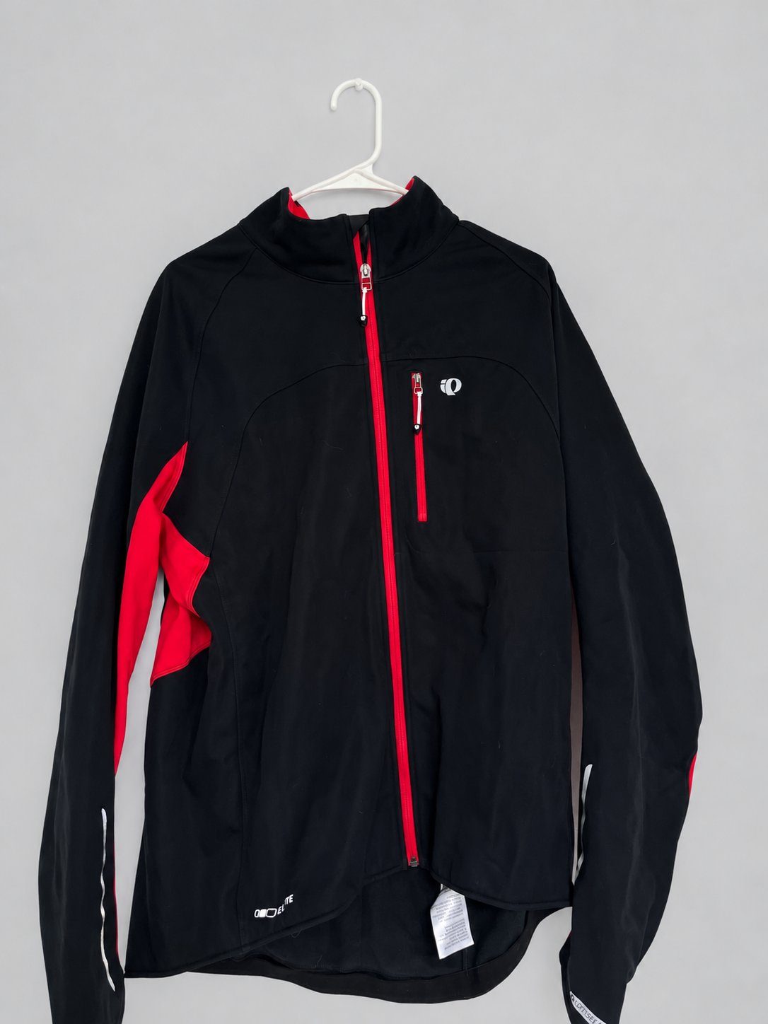 Pearl Izumi Elite Winter Cycling Jacket XXL Black Red Full Zip