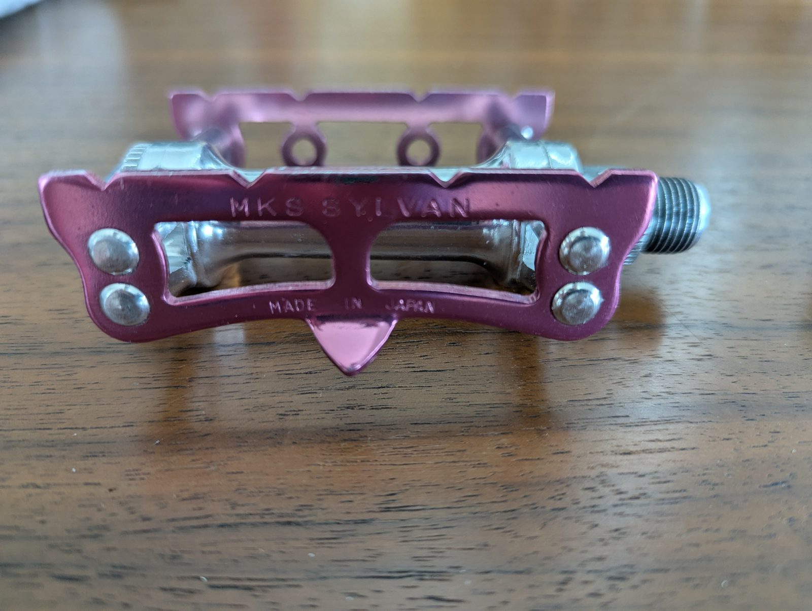 MKS Sylvan track pedals, pink — photo 2