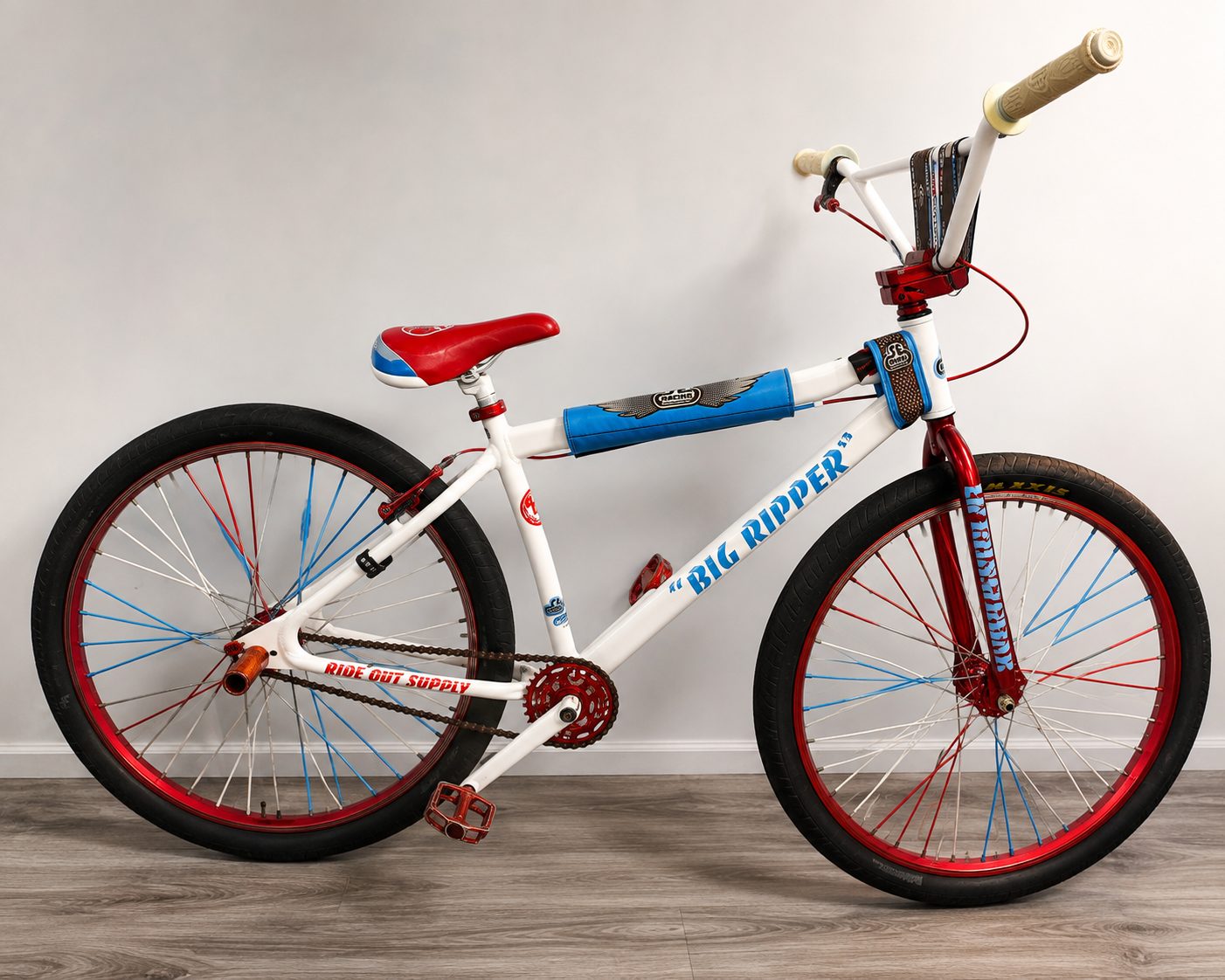 SE Big Ripper BMX – Custom Red, White & Blue – 26” – $850 OBO — manufacturer reference image, not the actual item
