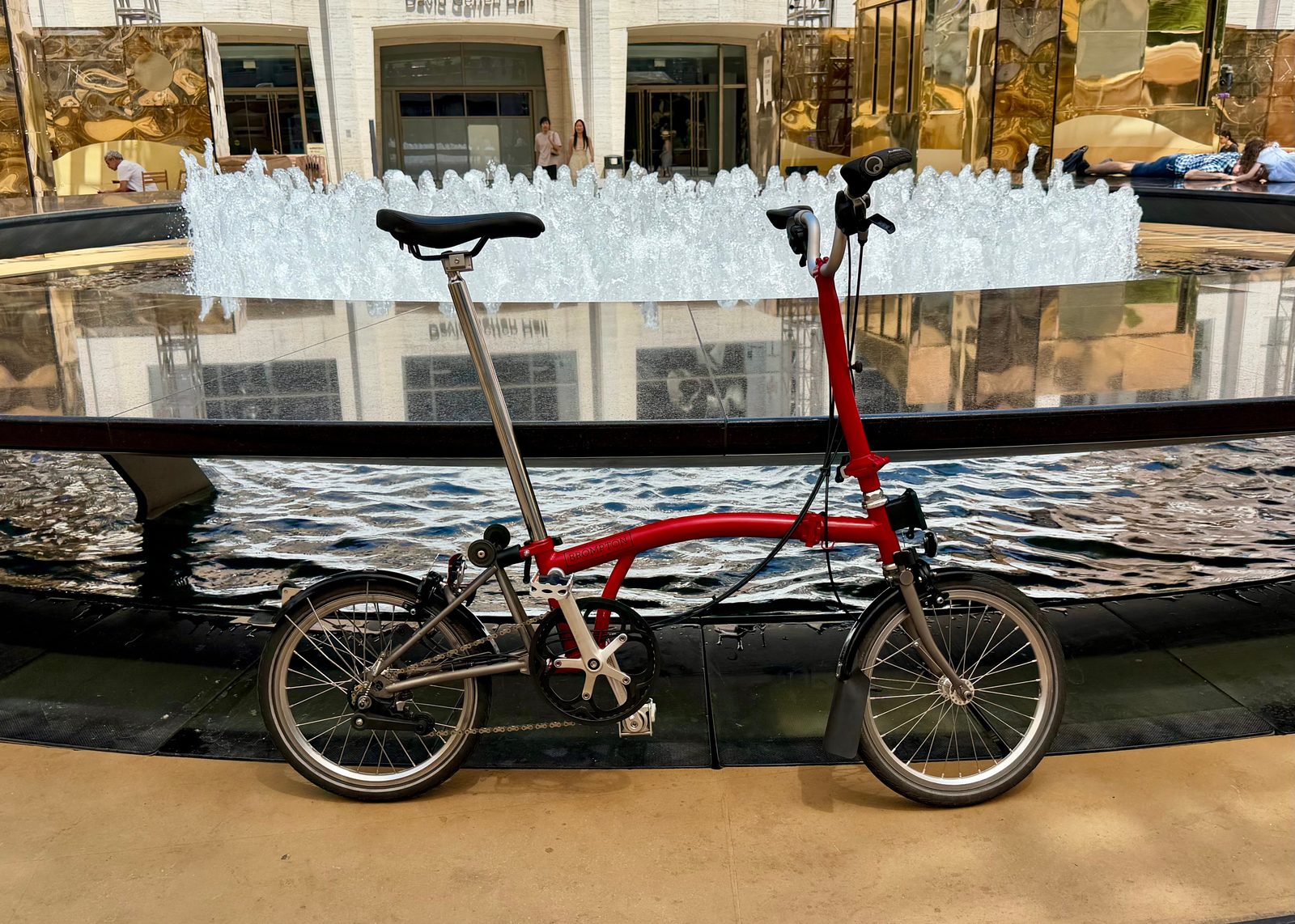 2021 Brompton H6L-X Superlight – House Red – Titanium Fork & Rear Tria - $2,250 (Upper West Side)