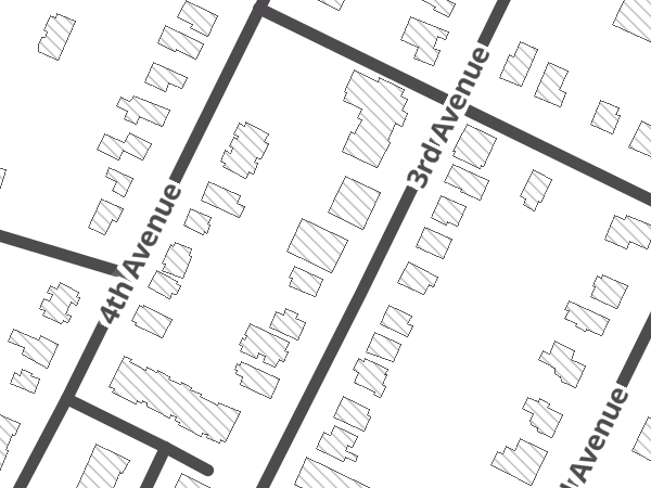 Map showing the approximate location of Albert's Westwood Cycle