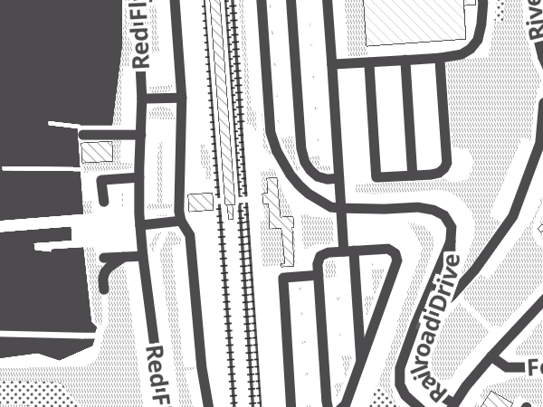 Map showing the approximate location of Beacon train station coffee shop