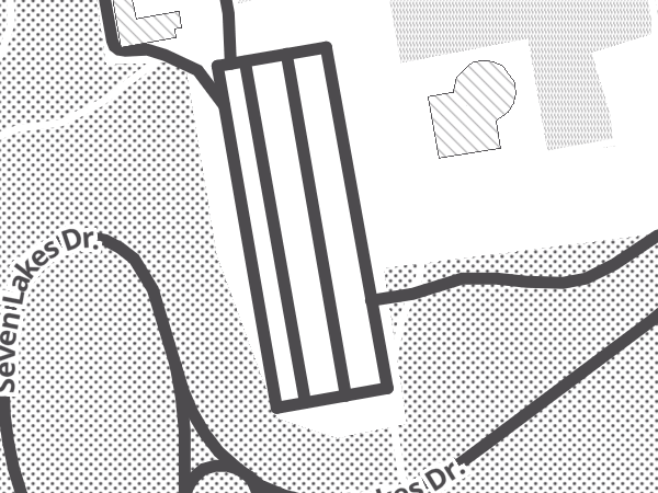 Map showing the approximate location of Bear Mountain State Park Parking Lot