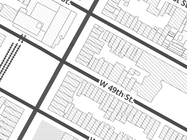 Map showing the approximate location of Bike Express West
