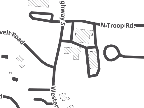 Map showing the approximate location of Blauvelt Free Library