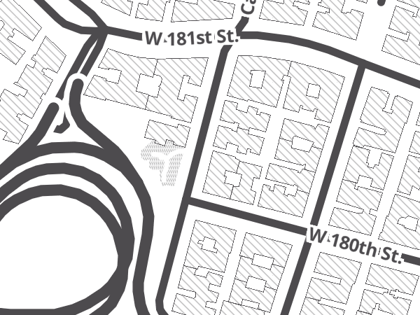 Map showing the approximate location of Break Away Cafe