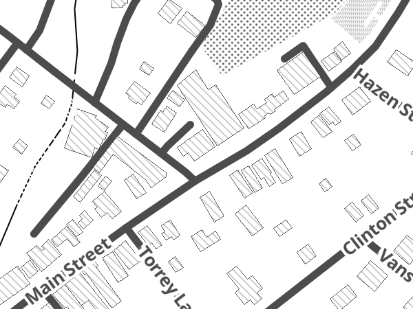 Map showing the approximate location of Bryan's Bikes