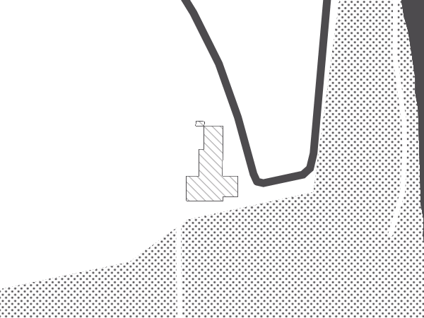Map showing the approximate location of Campgaw Mountain Ski Area