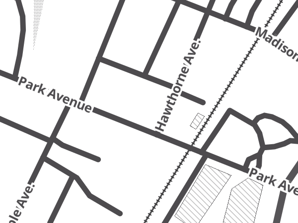 Map showing the approximate location of Cyclesport