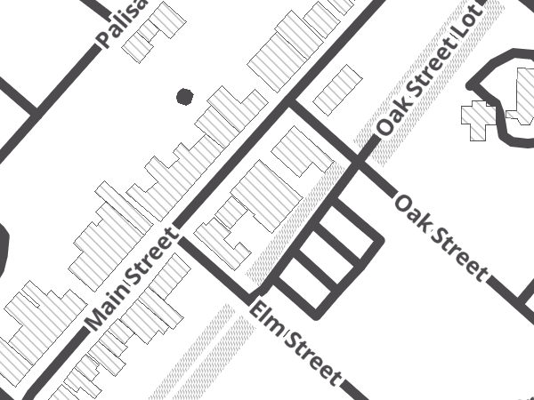 Map showing the approximate location of Dobbs Ferry Village Hall
