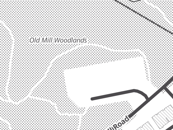 Map showing the approximate location of Franklin Lakes Tennis Courts