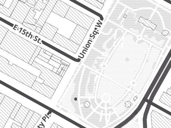 Map showing the approximate location of Happy Freedman