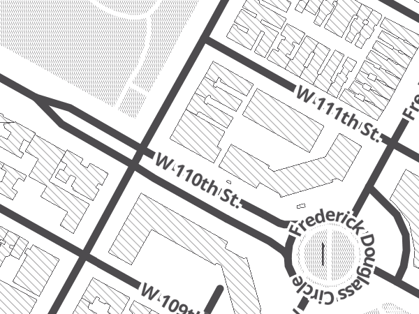 Map showing the approximate location of Larry's Freewheeling