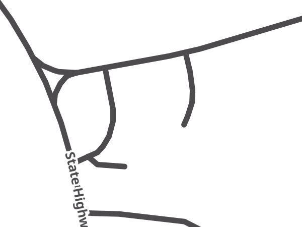 Map showing the approximate location of Orchards of Concklin