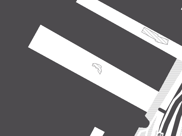 Map showing the approximate location of Pier 97 at Hudson River Park