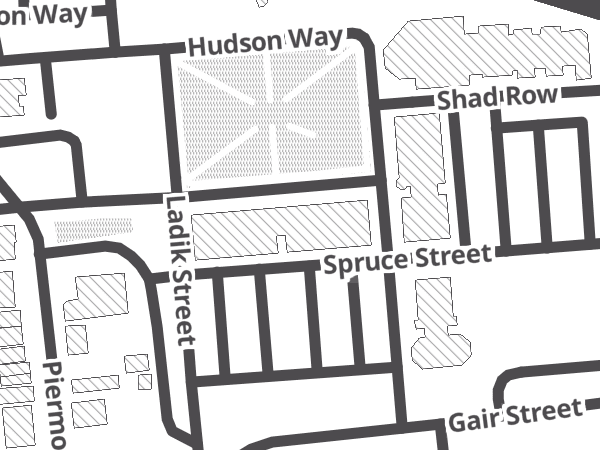 Map showing the approximate location of Piermont Bicycle Connection