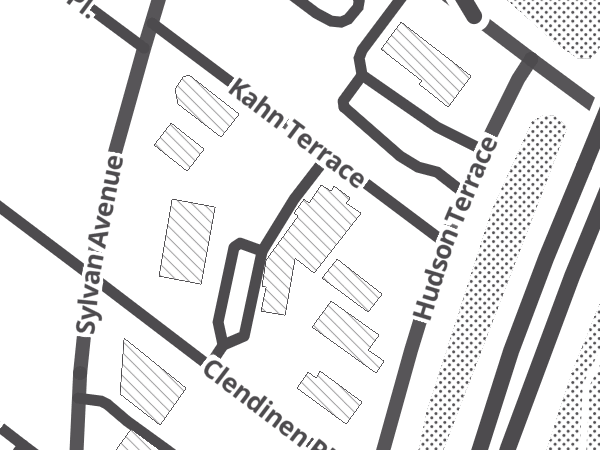 Map showing the approximate location of Englewood Cliffs Police station
