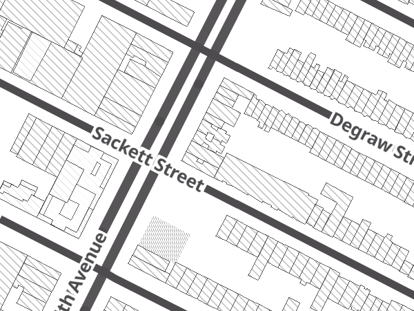 Map showing the approximate location of Ride Brooklyn