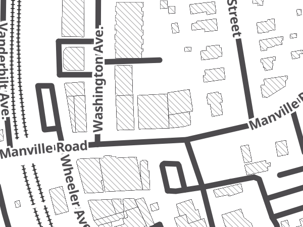 Map showing the approximate location of Ride of Pleasantville
