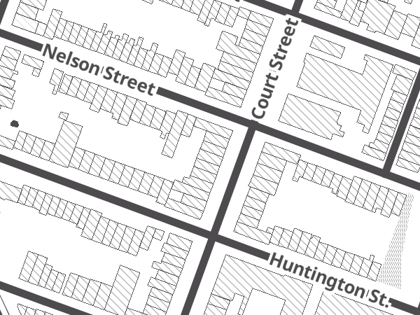 Map showing the approximate location of Rolling Orange Bike Shop