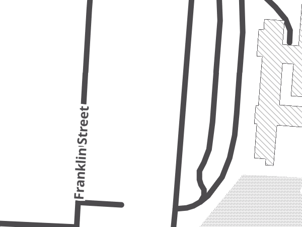 Map showing the approximate location of Tennis Courts port-a-potty
