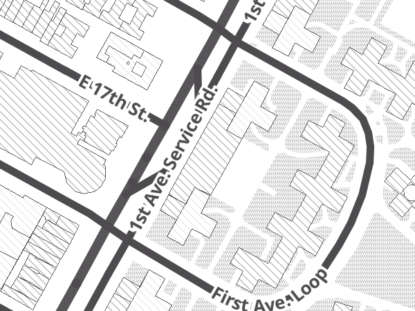 Map showing the approximate location of Trek Bicycle Stuyvesant Town