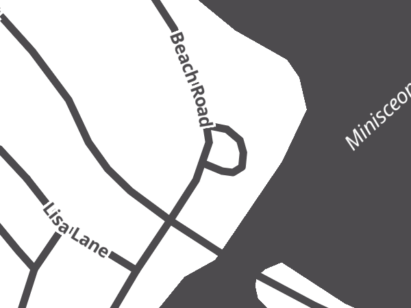 Map showing the approximate location of Vincent A. Clark Park