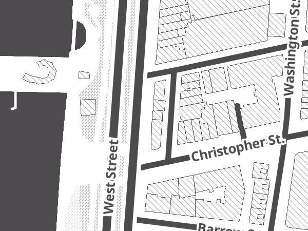 Map showing the approximate location of Waterfront Bicycle Shop