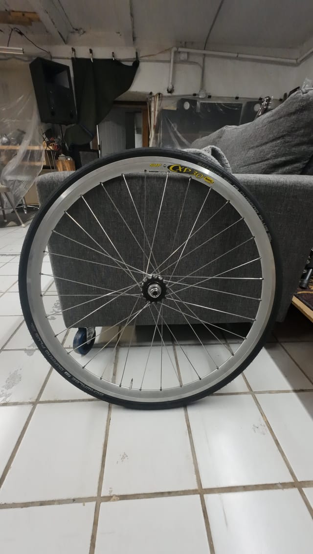 Mavic CXP30 700c Rear Wheel / Surly Hub / Fixed + Single Speed