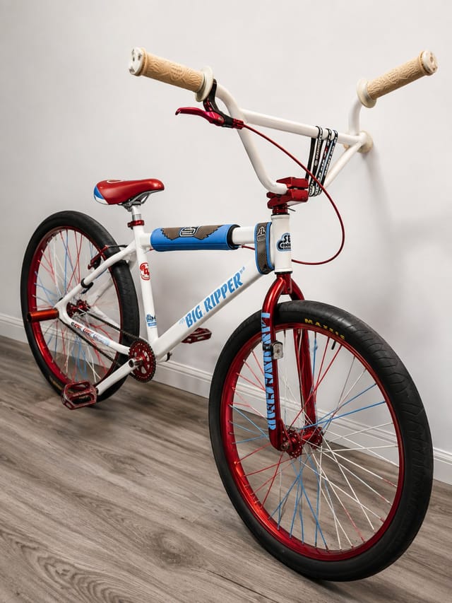SE Big Ripper BMX – Custom Red, White & Blue – 26”